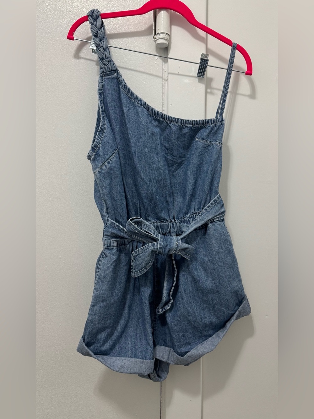 WE THE FREE TOPANGA DENIM ROMPER